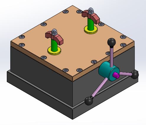 夹具-267 内平衡下拉式夹紧器